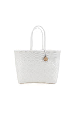 Load image into Gallery viewer, Paulina White Small Tote