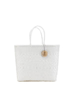Load image into Gallery viewer, Paulina White Beach Bag