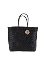 Load image into Gallery viewer, Paulina Black Beach Bag