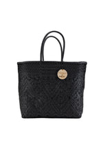 Load image into Gallery viewer, Paulina Black Beach Bag
