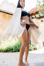 Load image into Gallery viewer, Beige & Ivory Luxury Towel/Throw