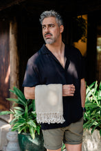 Load image into Gallery viewer, Beige & Ivory Luxury Towel/Throw